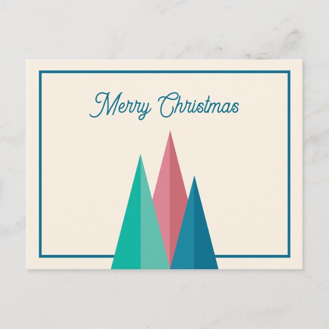 Christmas Trees Postcard (Front)