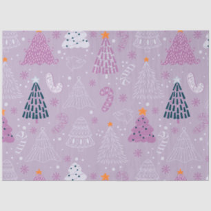 Christmas Trees Reindeer Candy Canes Christmas Tissue Paper