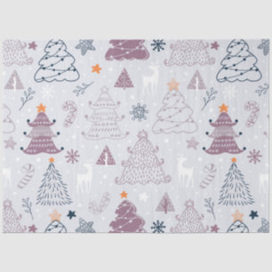 Christmas Trees Reindeer Candy Canes Christmas Tissue Paper