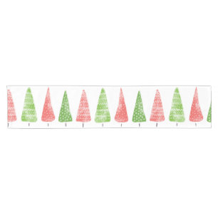 Christmas Trees Short Table Runner