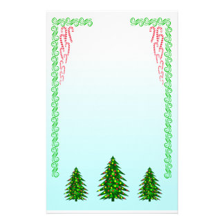 Christmas Tree Custom Stationery, Christmas Tree Stationery Templates