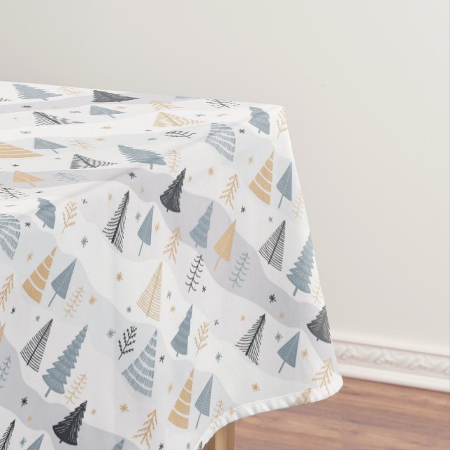 Christmas Trees Tablecloth (In Situ)