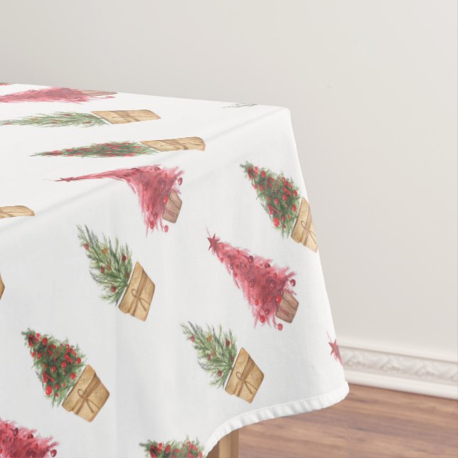 Christmas Trees Tablecloth (In Situ)