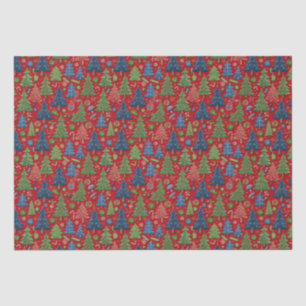 Christmas Trees Tissue Paper