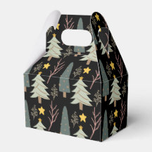 Christmas Trees Winter Pattern Party Woods Modern