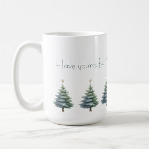 Christmas Trees with Personalised Message Mug