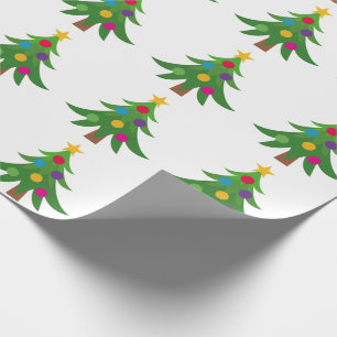 Christmas Trees Wrapping Paper