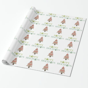 Christmas Trees Wrapping Paper