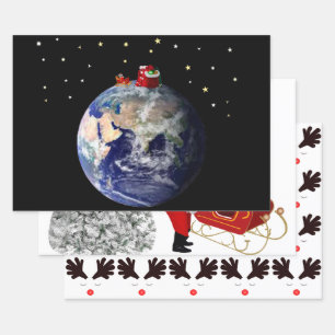 Christmas Tri-Pack Wrapping Paper Sheets