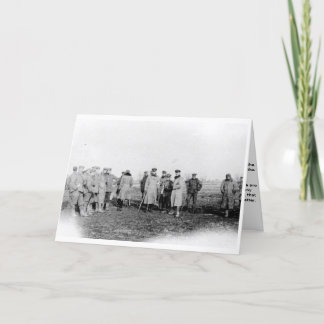 Christmas Truce 1914 Holiday Season Card