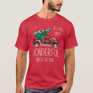 Christmas Truck Its The Most Wonderful Time Of The T-Shirt