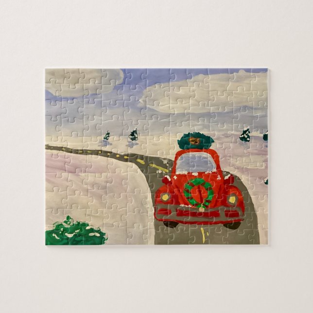 Christmas Truck Jigsaw Puzzle (Horizontal)