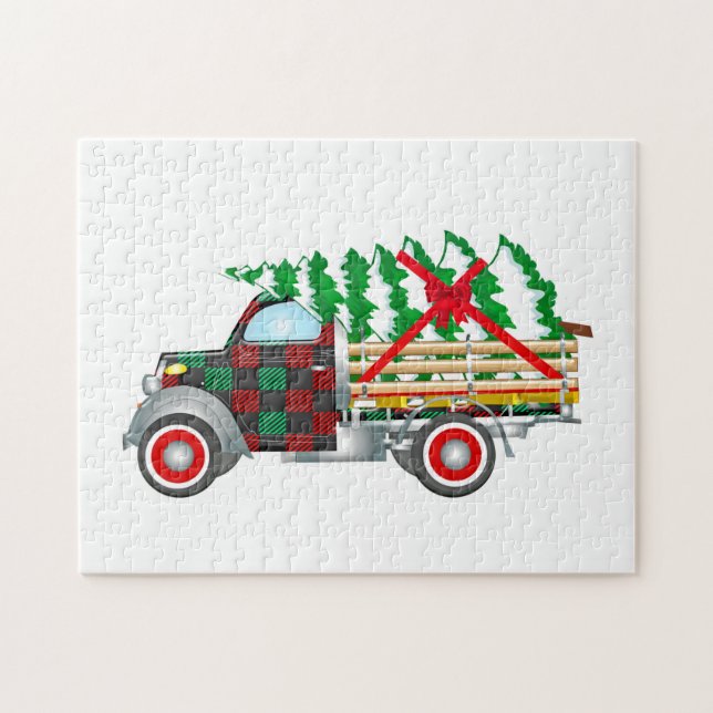 Christmas Truck Jigsaw Puzzle (Horizontal)
