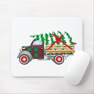 Christmas Truck Mouse Mat