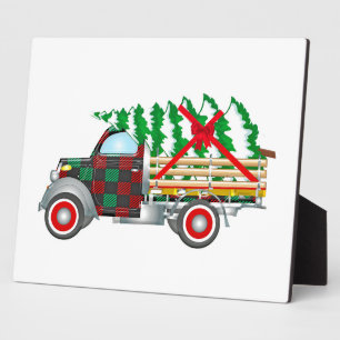 Christmas Truck Plaque