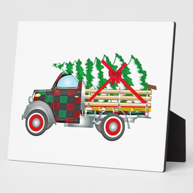Christmas Truck Plaque (Side)