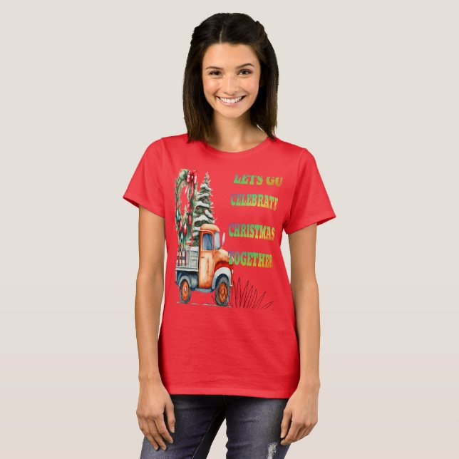 Christmas Truck T-Shirt (Front Full)