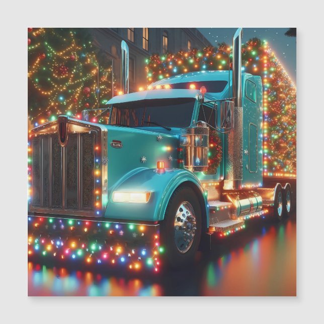 Christmas truck with lights (Front)
