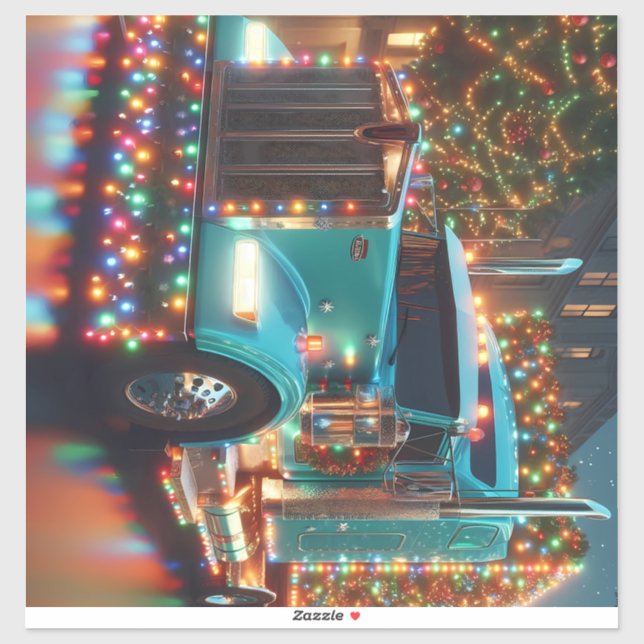Christmas truck with lights (Sheet)