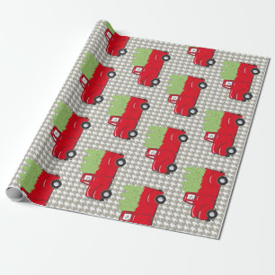 Christmas Truck Wrapping Paper