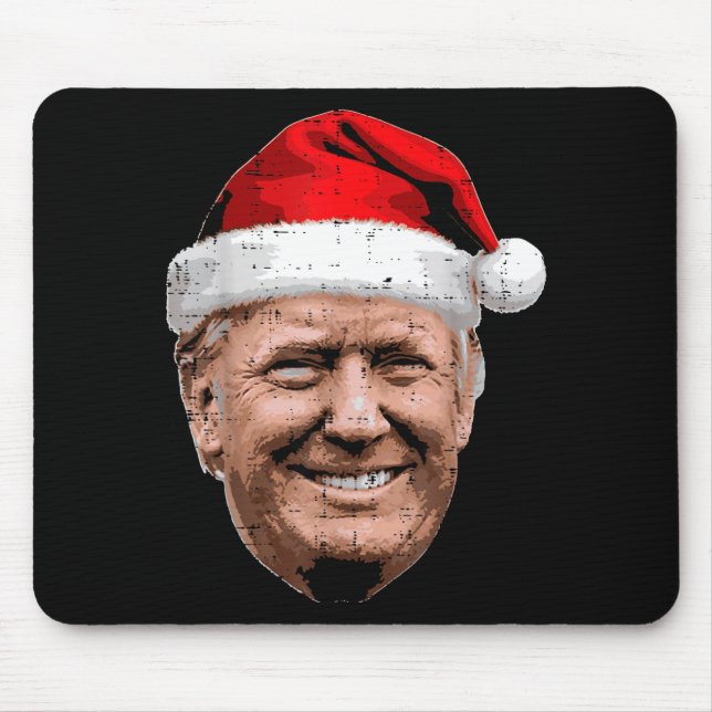 Christmas Trump Face Santa Funny Xmas Meme Men Wom Mouse Mat (Front)