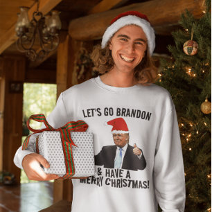 CHRISTMAS TRUMP LET'S GO BRANDON T-SHIRTS HOODIES
