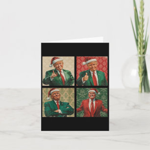 Christmas Trump, Merry Vibes, My President, 2024 T Card