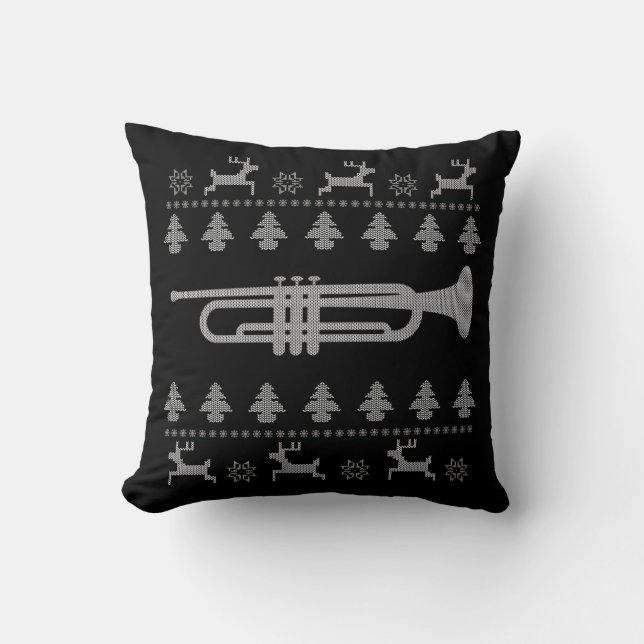 Christmas Trumpet Gift Cushion (Front)