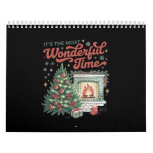 Christmas t's The Most Wonderful Time Vintage  Calendar