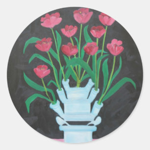 Christmas Tulips Stickers