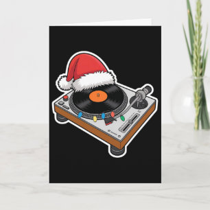 Christmas Turntable Festive Holiday Xmas 1 Card