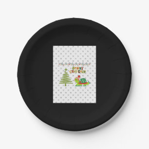 christmas turtle A-Line Dress Paper Plate