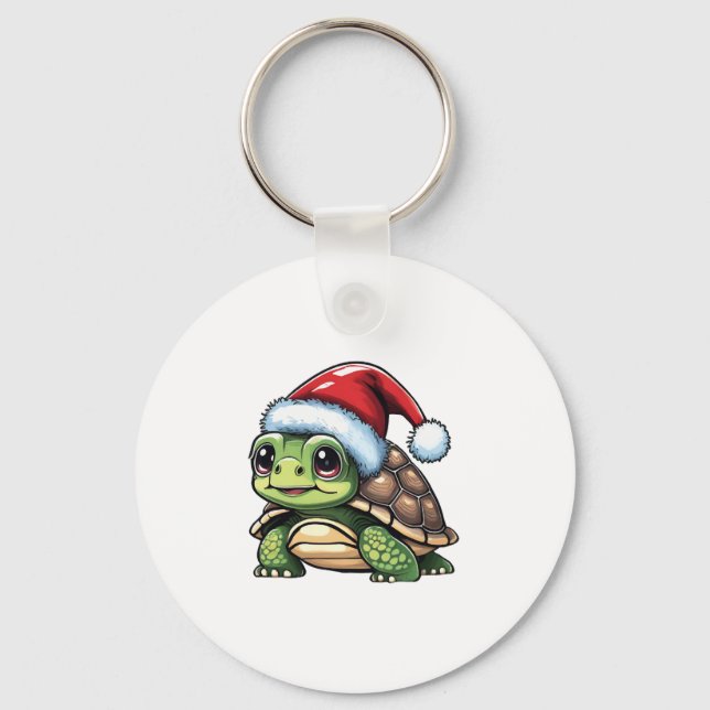 Christmas Turtle Copy Key Ring (Front)
