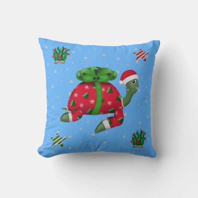 Christmas Turtle Cushion (Front)