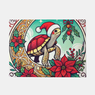 Christmas Turtle                                   Doormat