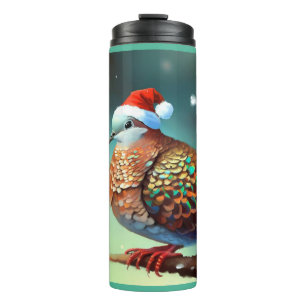 Christmas Turtle Dove 3 Thermal Tumbler