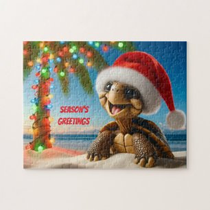 Christmas Turtle Jigsaw Puzzle