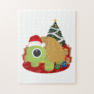 Christmas Turtle Jigsaw Puzzle