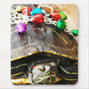 Christmas Turtle Mouse Mat
