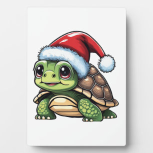Christmas Turtle Plaque