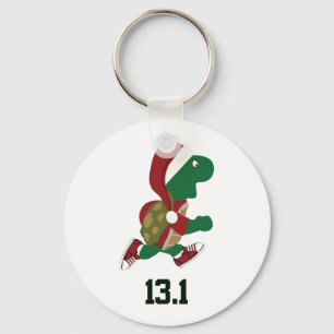 Christmas Turtle runner 13.1 Key Ring