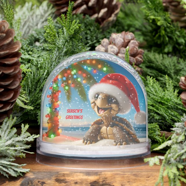 Christmas Turtle Snowglobe (Winter)