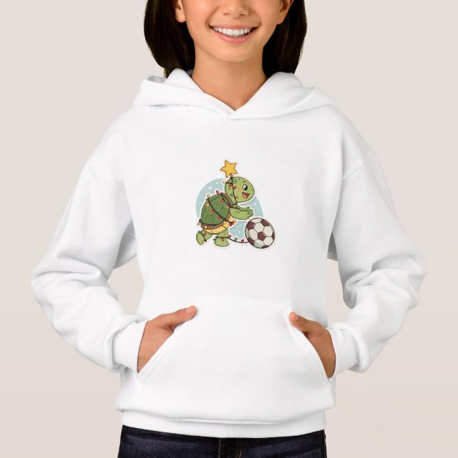 Christmas Turtle with Soccer Ball (Front)