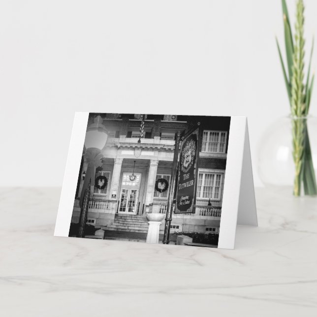 Christmas Tutwiler Hotel in Birmingham, AL 101 Holiday Card (Front)