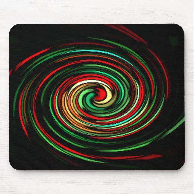 Christmas Twirl Mouse Mat (Front)