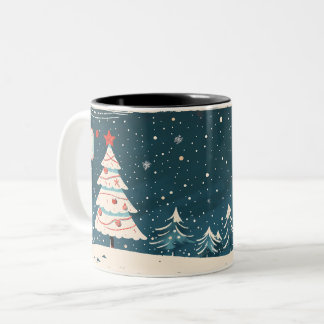 Christmas Two-Tone Coffee Mug