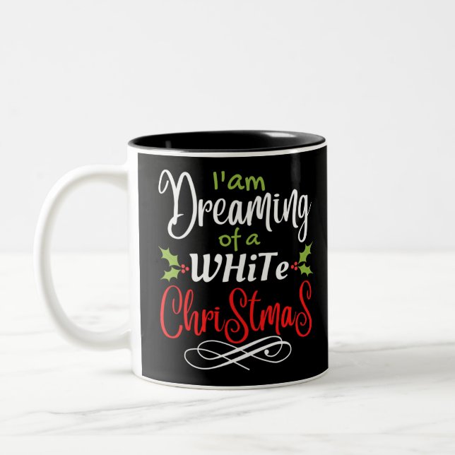 Christmas Two-Tone Coffee Mug (Left)