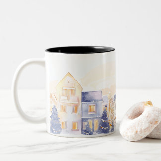 Christmas Two-Tone Coffee Mug