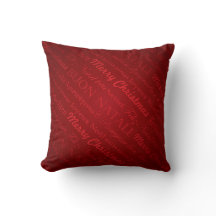 CHRISTMAS TYPOGRAPHY | PILLOW