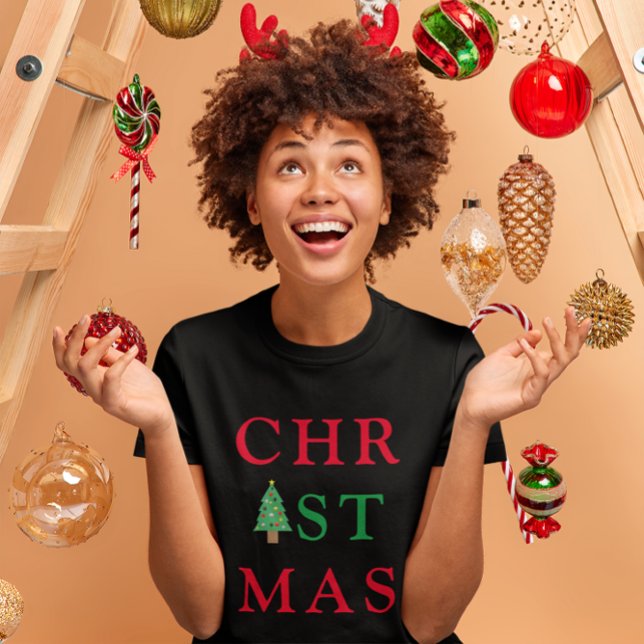 Christmas Typography T-Shirt (Creator Uploaded)